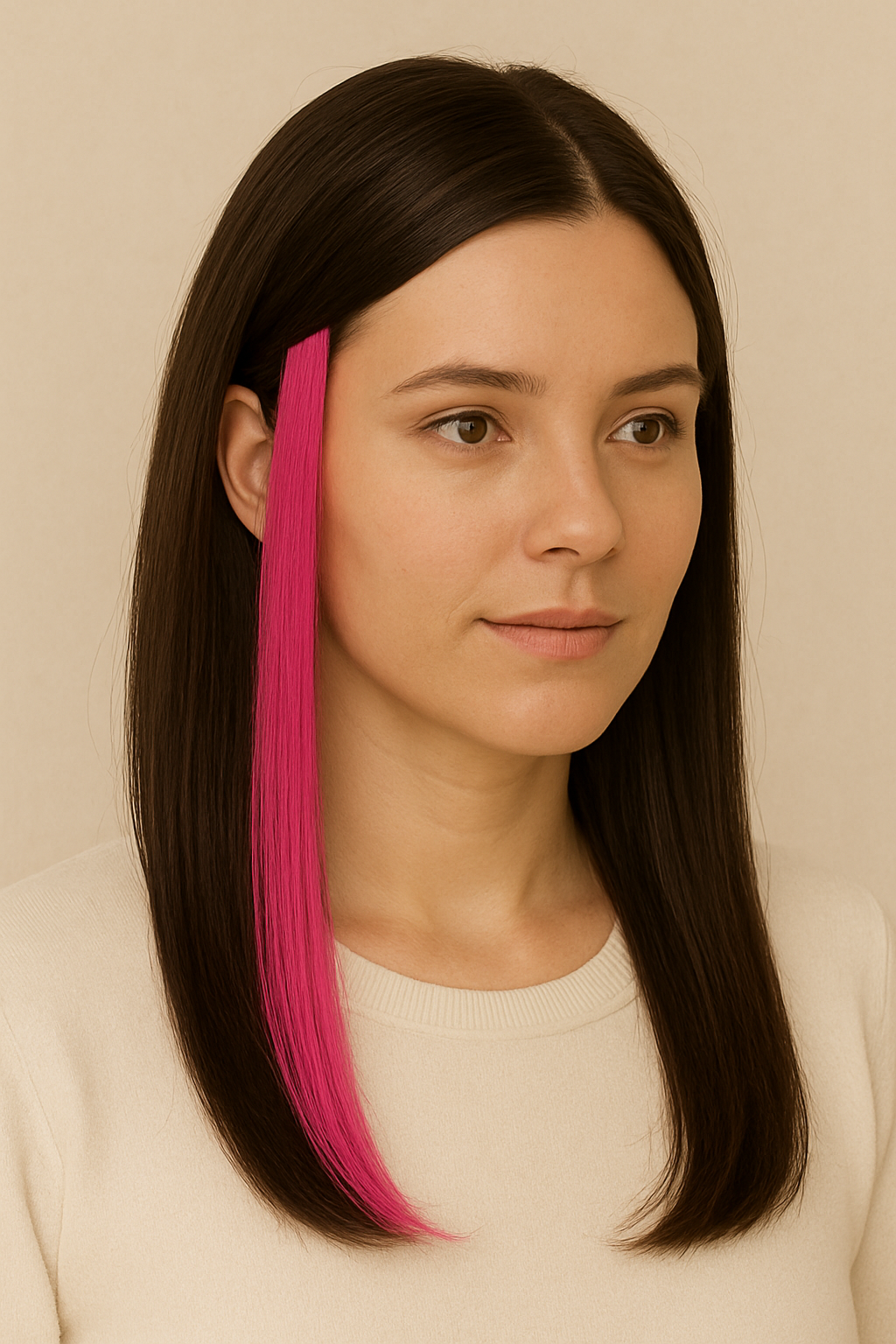 Clip in Hair Streaks | Colored Hair Extensions For Women | Highlighter