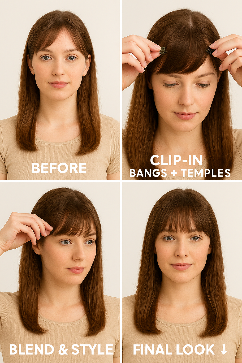 Bangs With Temple