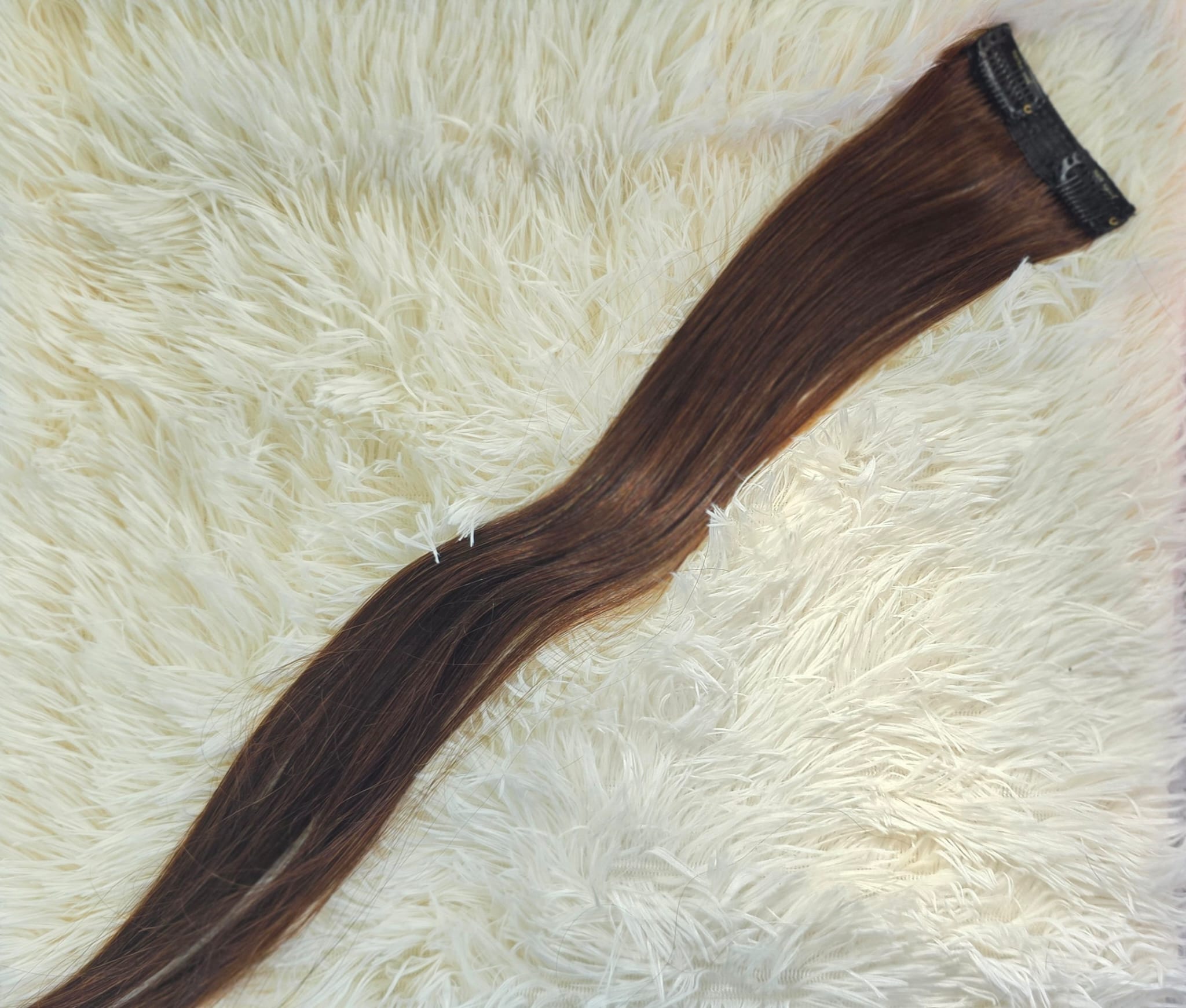 Clip Ins 100% human Raw Hair - 10 Grams for $29 (20 Inch) for each