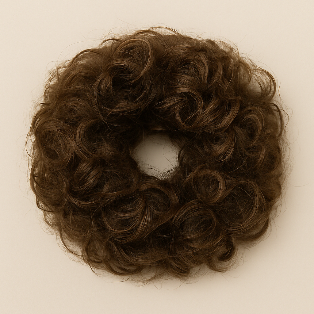 Curly Donut Bun