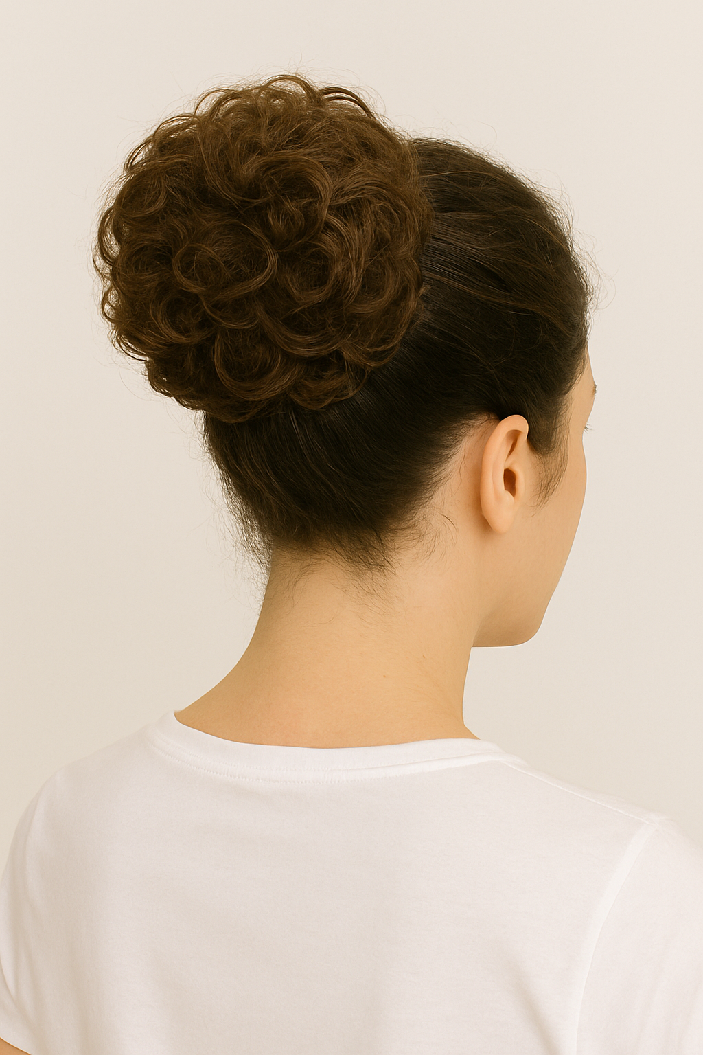 Curly Donut Bun