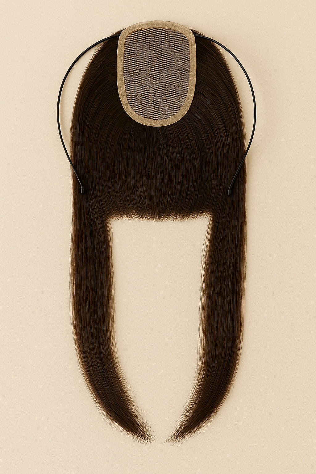 Hair Topper with Bangs