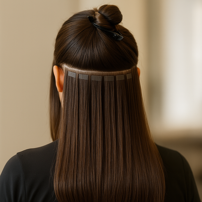 Tape-In Permanent Hair Extensions