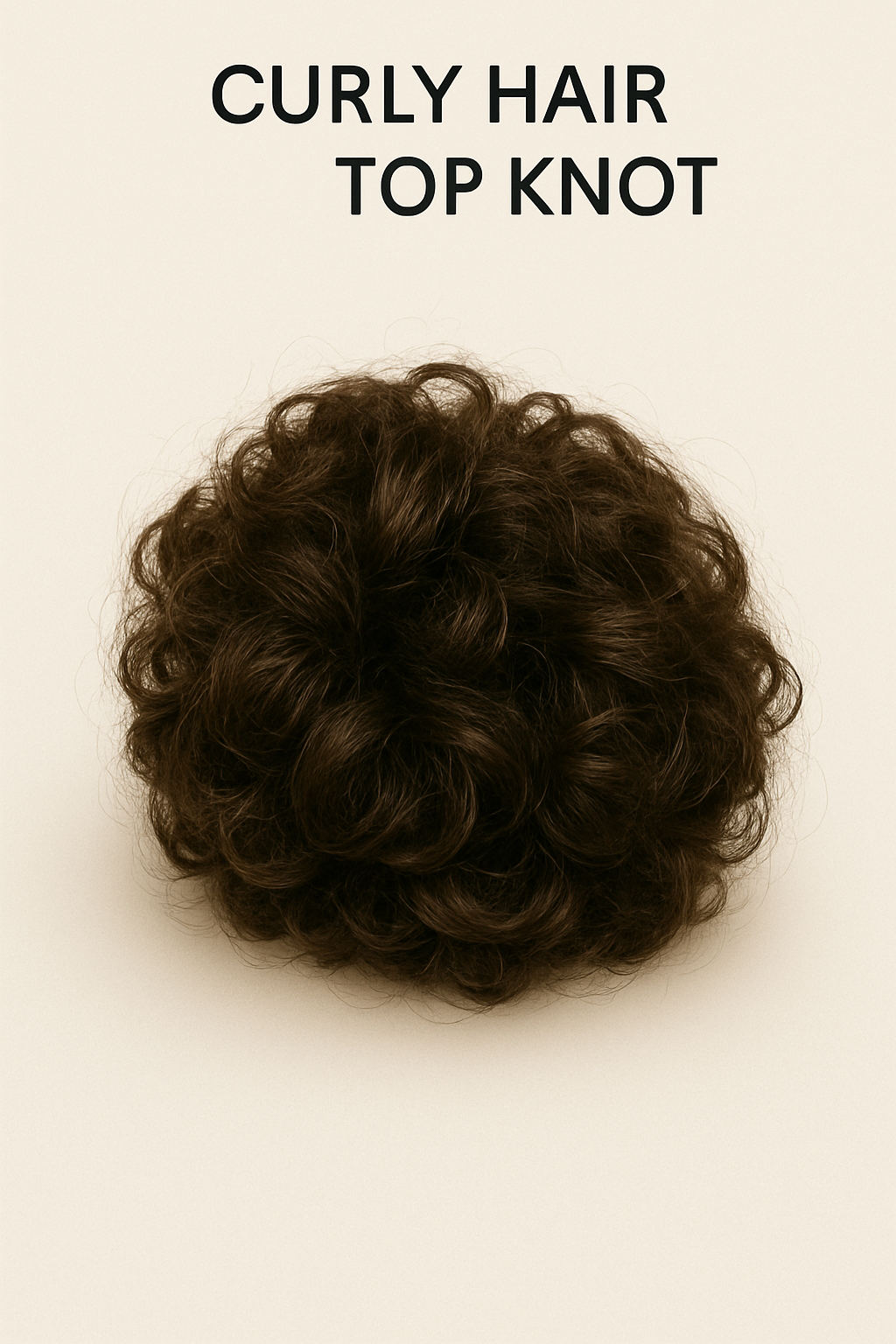 Curly Hair Top Knot