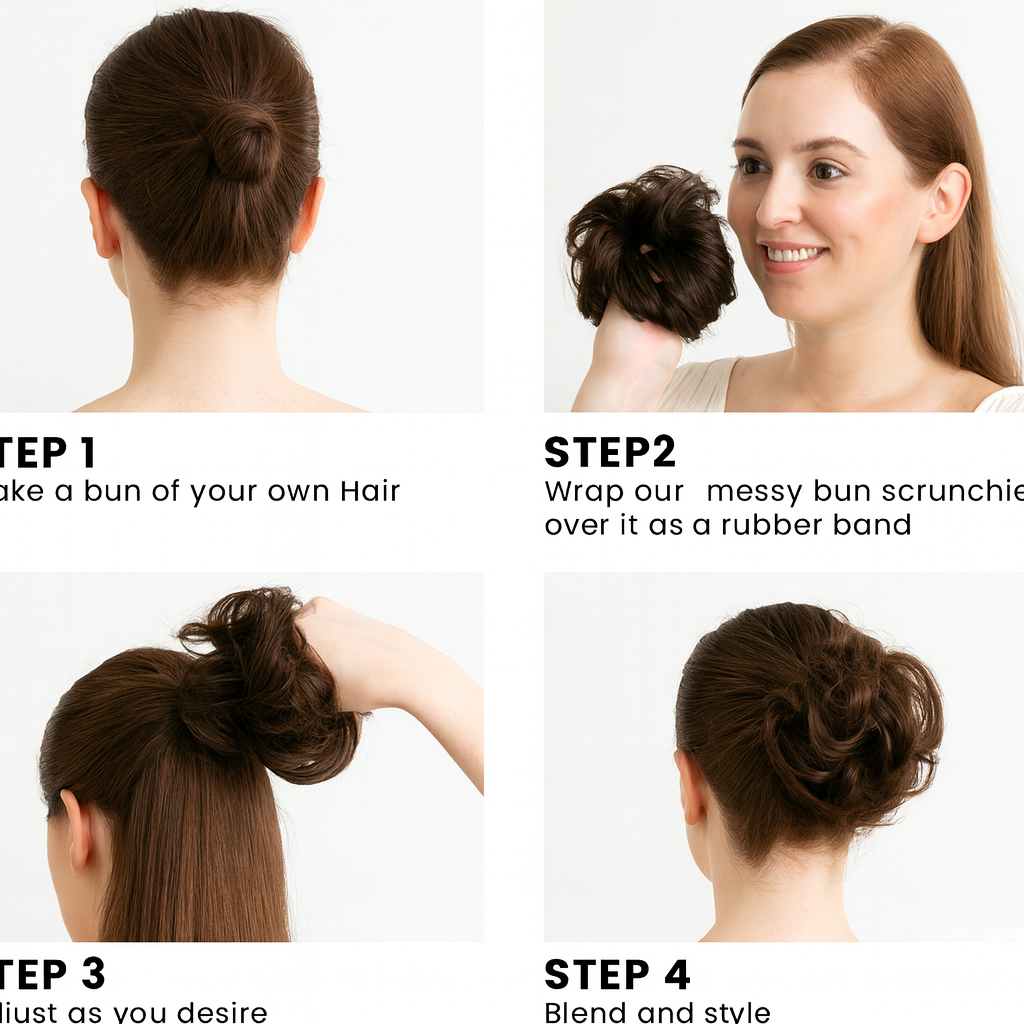 Curly Donut Bun