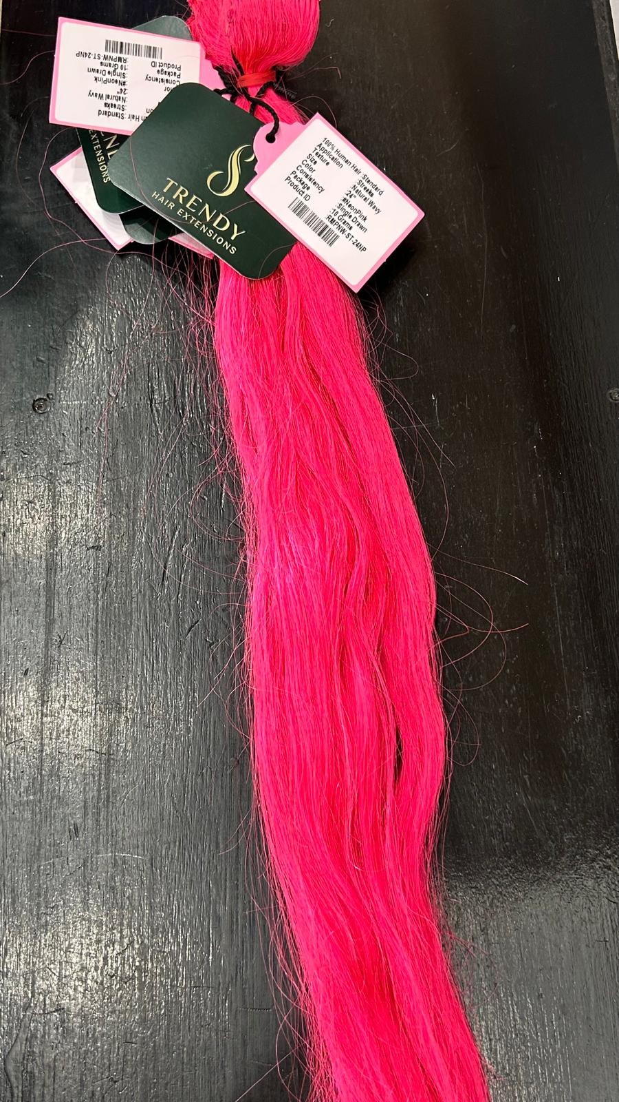 Clip in Hair Streaks | Colored Hair Extensions For Women | Highlighter