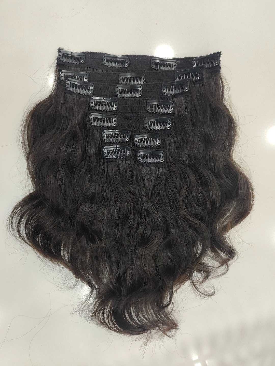 Clip Ins 100% human Raw Hair - 25 Grams for $89 (20 Inch)