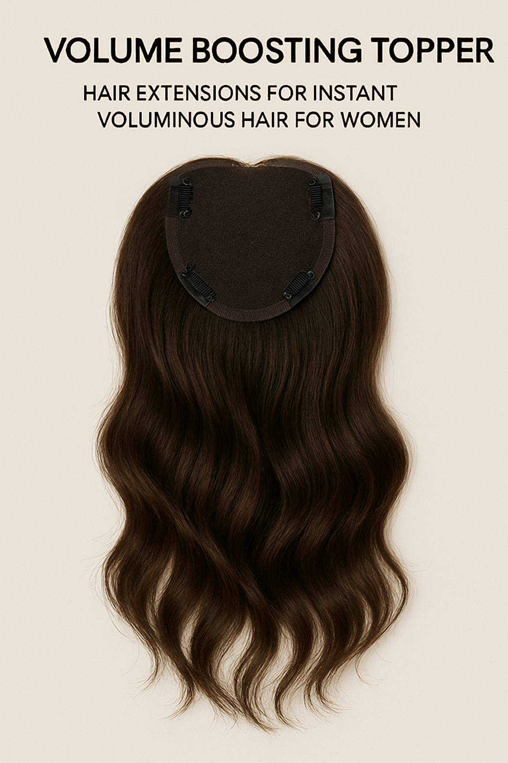 Volume Boosting Topper | Hair Extensions For Instant Voluminous Hair For Women