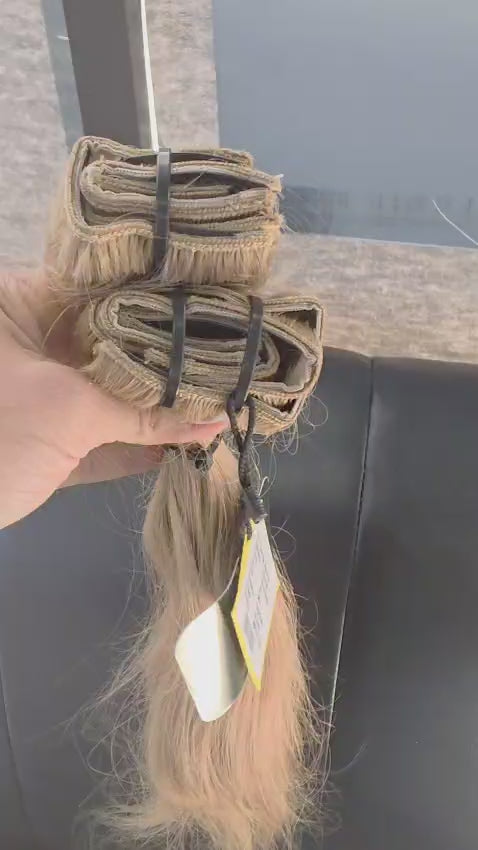 Load video: Clip In sets 7 to 9 pieces Hair Extensions