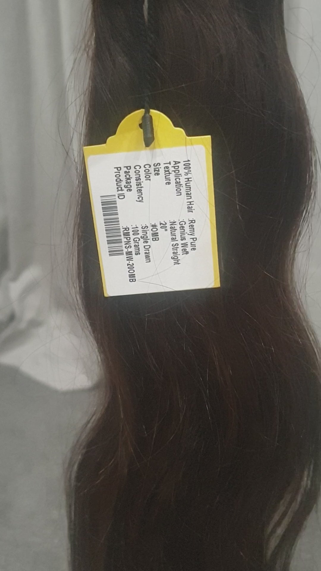 Load video: Genius Weft Hair Extensions